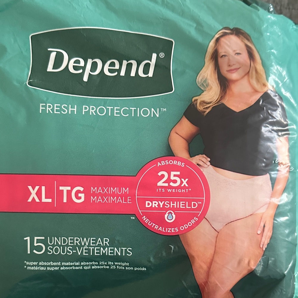 Depend Underwear XL - 15 count